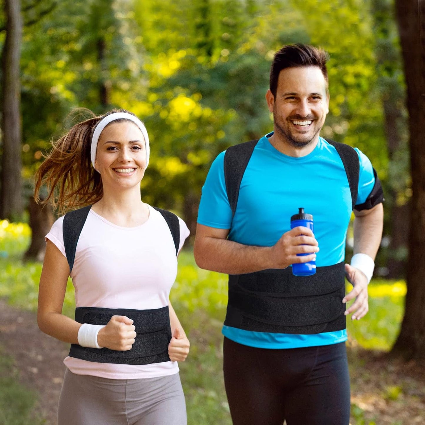 Back Brace Posture Corrector for Women and Men, Back Braces for Upper and Lower Back Pain Relief, Adjustable and Fully Back Support Improve Posture and Lumbar Support(Xxl, 43"-49" Waist)