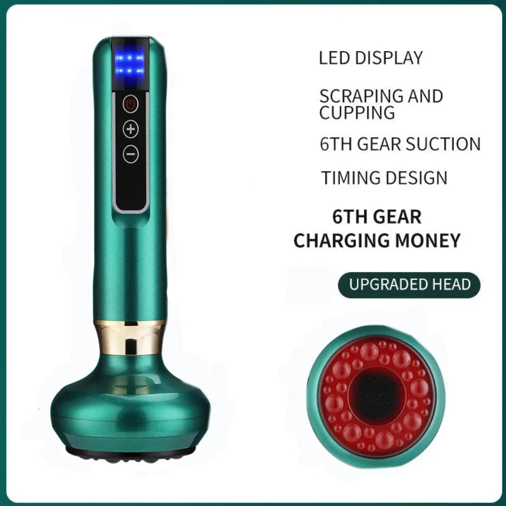 Intelligent Suction Medical Cupping Set Beauty Massager Glass Jars anti Cellulite Cupping Vacuum Slimming Guasha Massage