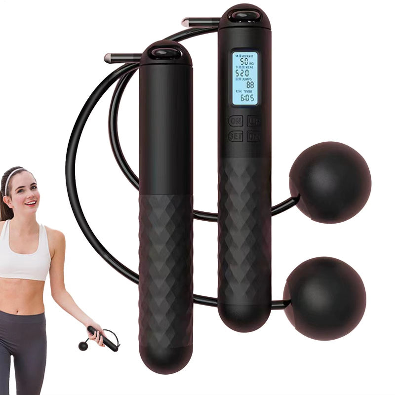 Ropeless Jump Rope Weighted Fitness Exercise Training Jump Rope Training Ropeless Skipping Rope Fitness Exercise Training Jump