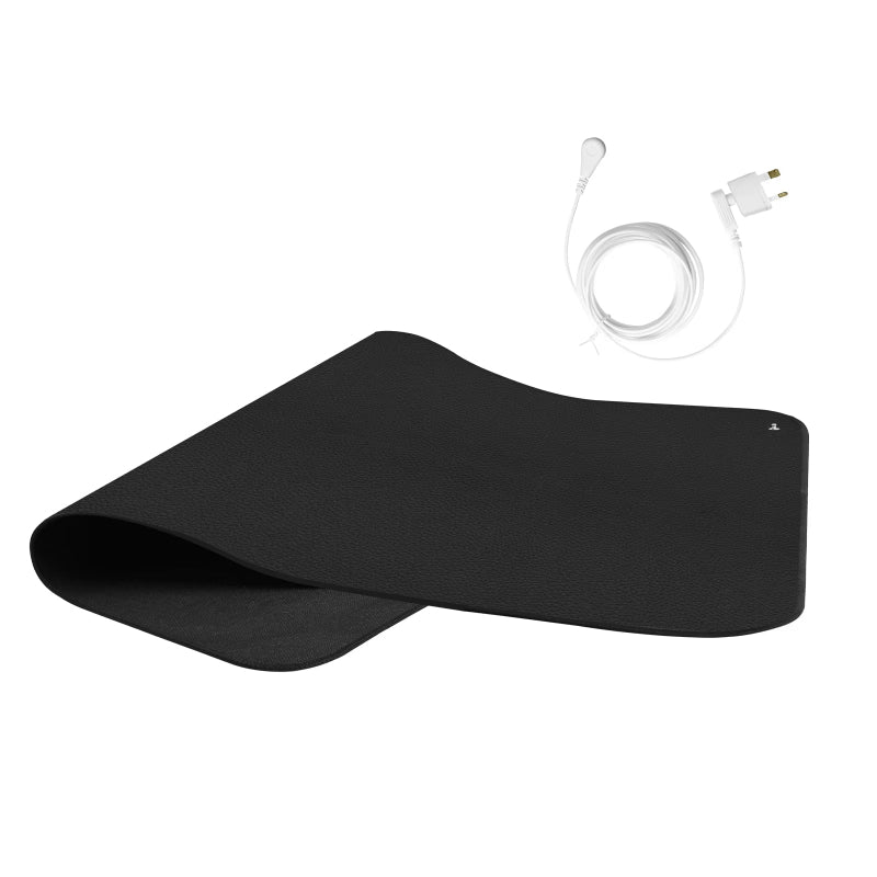 Grounding Mat Kit Earth Connected Therapy for Sleep Energy Pain Relief Inflammation Balance Wellness for Bed Computer Pet